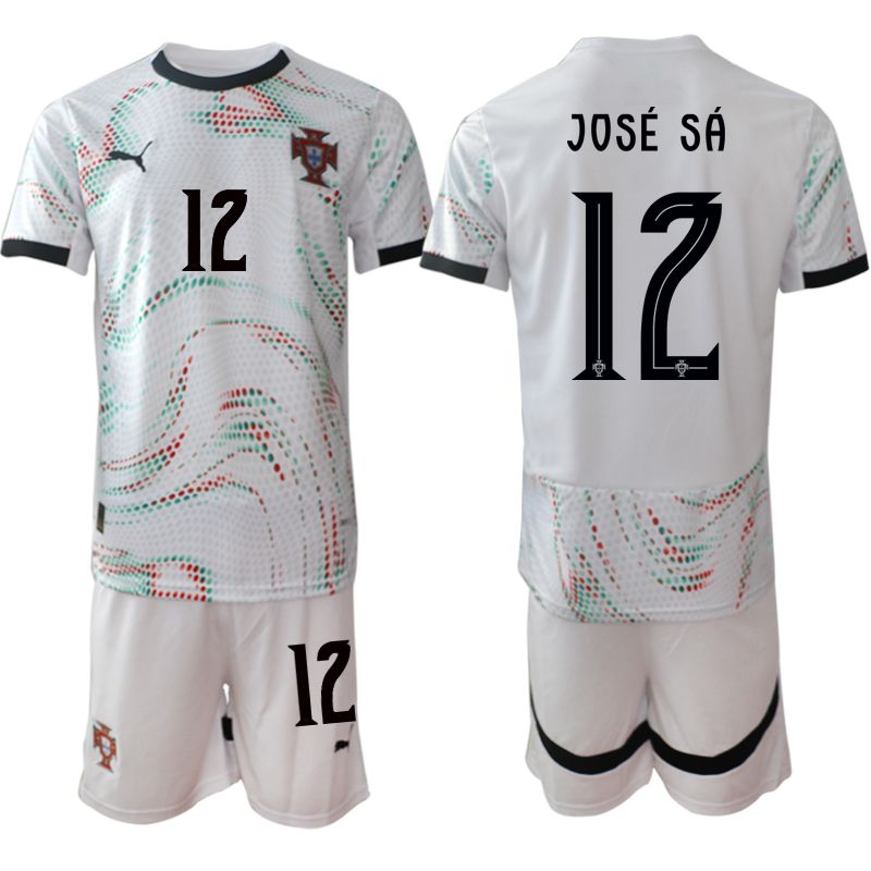 Men 2025-2026 Season Portugal away White #12 Soccer Jersey